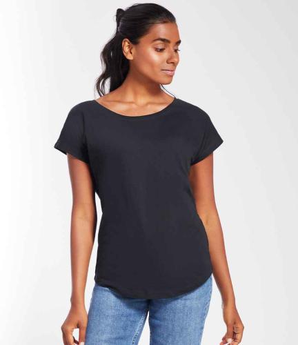 Mantis Ladies Loose Fit T-Shirt - BLK - XXL